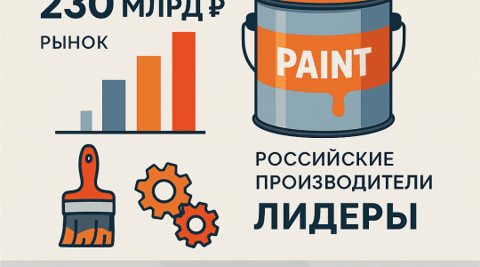 Архитектурные лакокрасочные материалы в 2025 году: рынок после ухода гигантов из США и Европы
