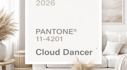 Цвет 2026 года по версии Pantone 11-4201 Cloud Dancer