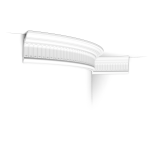 Традиционный карниз с ребристым рисунком Orac Decor C304F гибкая версия